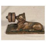 Brass Dog Knife Sharpener