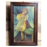 Framed Portrait of Girl Art Print