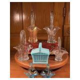 Lot of Glass Baskets