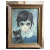 Framed Walter Keane Art Print