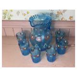 Antique Victorian Enameled Lemonade Set