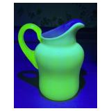 Reactive Uranium Glass Pitcher