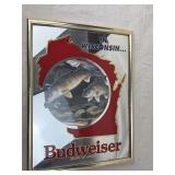 Budweiser Bass Advertising Mirror