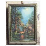 Framed Outdoors Scene Art Print