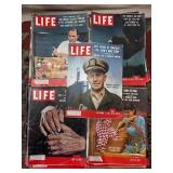 Large Selection of Vintage 50s Life Magazines