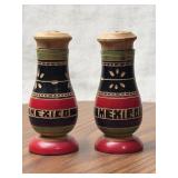 Handmade Carved Mexico Salt and Pepper Shakers