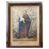 Framed St Joseph Art Print