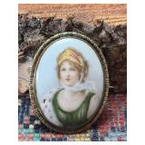 Hand Painted Queen Louise Brooch