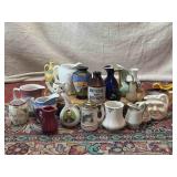Assorted Small Vases, Creamers