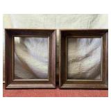 Pair of Matching Wooden 8x10 Art or Picture Frames