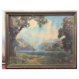 Framed R Atkinson Art Print