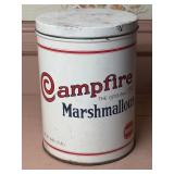 Vintage Campfire Marshmallow Tin