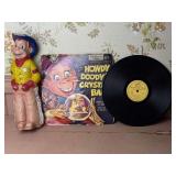 Howdy Doody Doll and Crystal Ball Vinyl Records