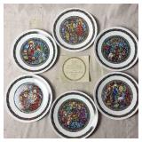Six Plates from the Noel Vitral Series