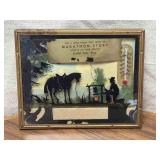 Silhouette Advertising Thermometer