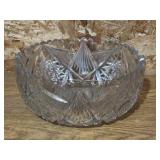 Lead Crystal 8 Inch Serving Bowl