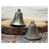 Pair of 3.5 Inch Metal Bells