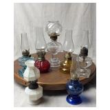 Seven Small Alcohol Lamps