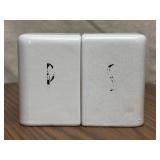 Art Deco Porcelain Salt and Pepper Shakers
