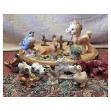 Assortment of Porcelain Animal Figurines