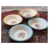 4 Homer Laughlin 9 Inch China Bowls