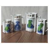 Dutch Delft Style Creamer, Oil Pitchers