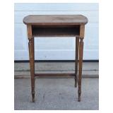 Antique Grand Rapids Wooden Student Desk