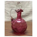 Red Glass Decanter