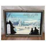 Silhouette Advertising Thermometer