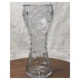 Cut Lead Crystal 12 Inch Flower Vase