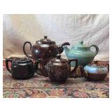 Lot of 5 Teapots