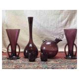 Purple Amethyst Glass Assortment