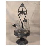 Crystal Cruet Set