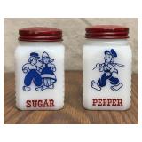 Dutch Children Sugar and Pepper Shakers