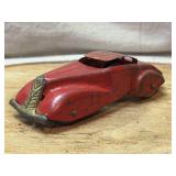 Antique Stamped Metal Toy Sports Car