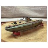 San Toys Stampted Metal Submarine