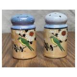 Porcelain Songbird Salt and Pepper Shakers