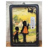 Silhouette Advertising Thermometer