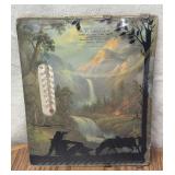 Silhouette Advertising Thermometer