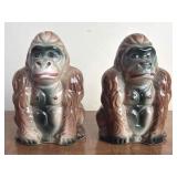 Gorilla Salt and Pepper Shakers