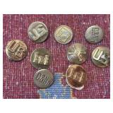 Vintage Military Lapel Pins