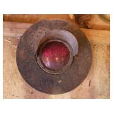 Red Railroad Crossing Signal Light