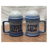 Earthenware Salt and Pepper Shakers