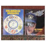 Pair of Vintage Milwaukee Brewers Programs