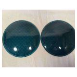 Green Glass 7.5 Inch Traffic Light Covers