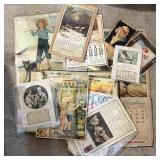 Collection of Vintage and Antique Calendars 1901+