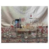 Collection of Beer and Jaegermeister Glasses