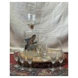 Decanter and Shot Glass Set