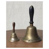 4 and 2 Inch School or Dinner Bells