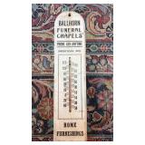 Funeral Chapel Advertisement Thermometer
